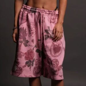 Darc Sport Oversized Sweat Shorts in De La Rosa - Large